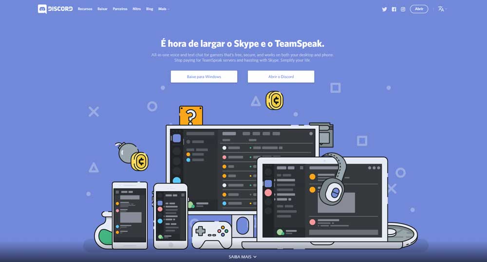 Criei um grupo no Discord para conversarmos (chat + voz) – Déia Dietrich