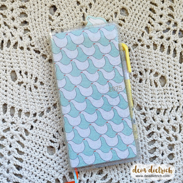Capa para Hobonichi/Kinbor weeks - glitter - Imagem 1