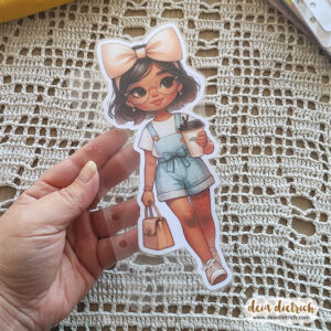 Marcador - Menina negra 1 - Imagem 3