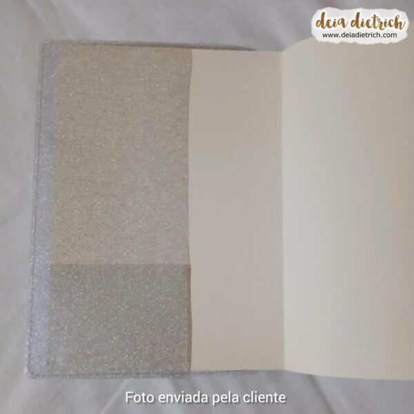 Capa para Hobonichi cousin / Kinbor A5 - glitter - Imagem 10