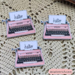 Die cut - máquina de escrever - Imagem 2