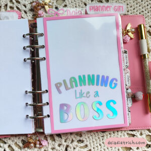 Dashboard - Planning like a boss