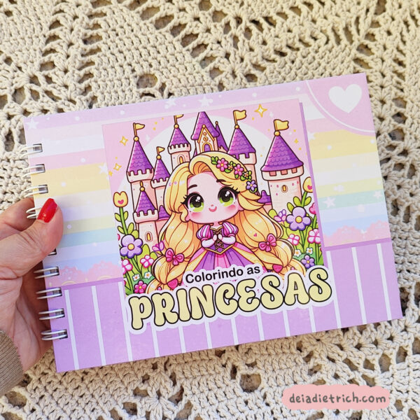 Livro de colorir - Princesas - Imagem 1