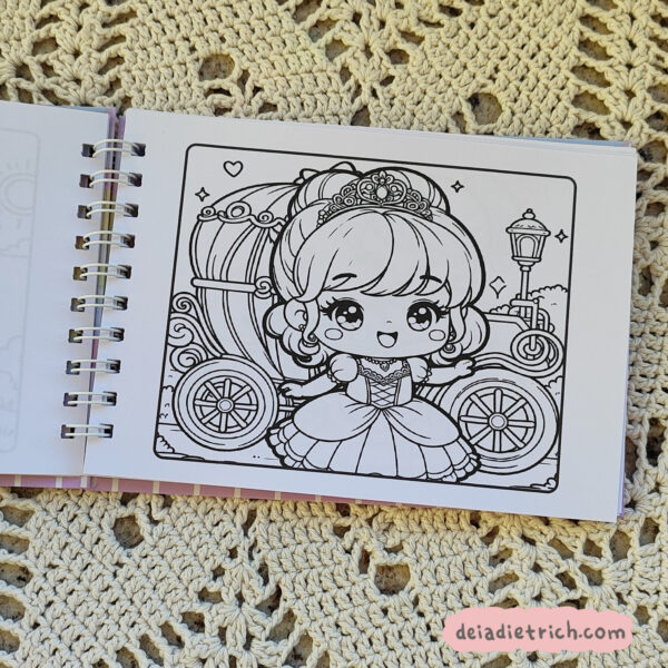 Livro de colorir - Princesas - Imagem 3