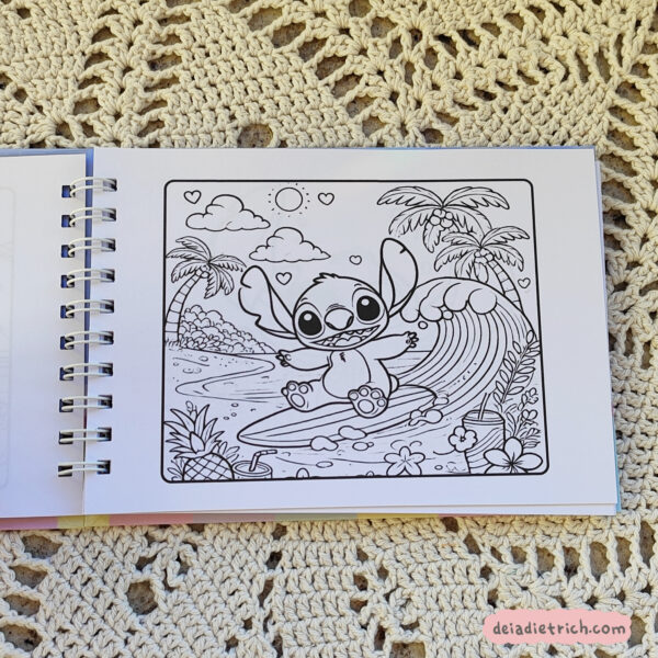 Livro de colorir - Stitch - Imagem 5