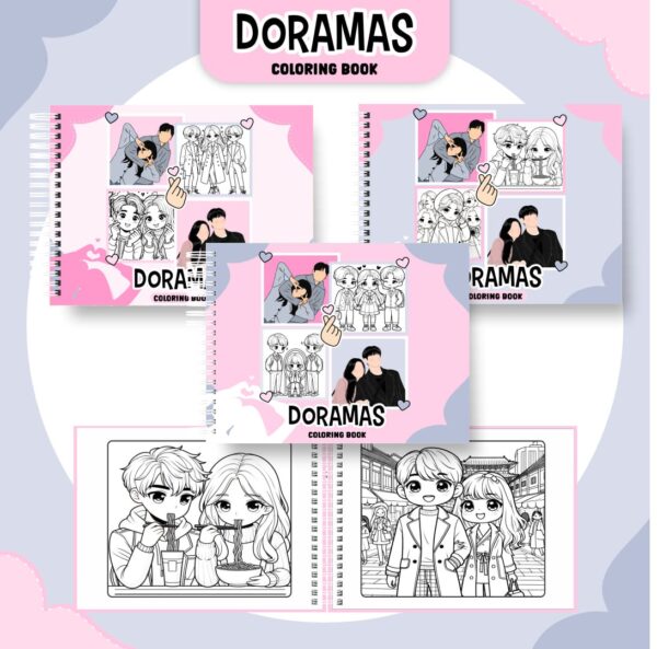Livro de colorir - Doramas - Imagem 1