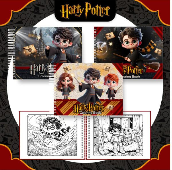 Livro de colorir - Harry Potter - Imagem 1