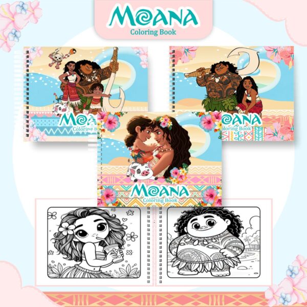 Livro de colorir - Moana - Imagem 1