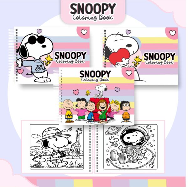 Livro de colorir - Snoopy - Imagem 1