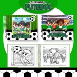 Livro de colorir - Futebol - Imagem 9