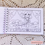Livro de colorir - Menininhas - Imagem 3