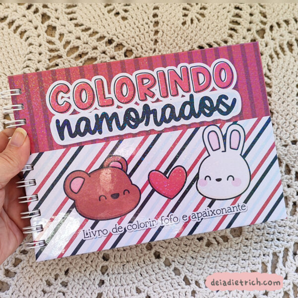 Livro de colorir - Namorados - Imagem 1
