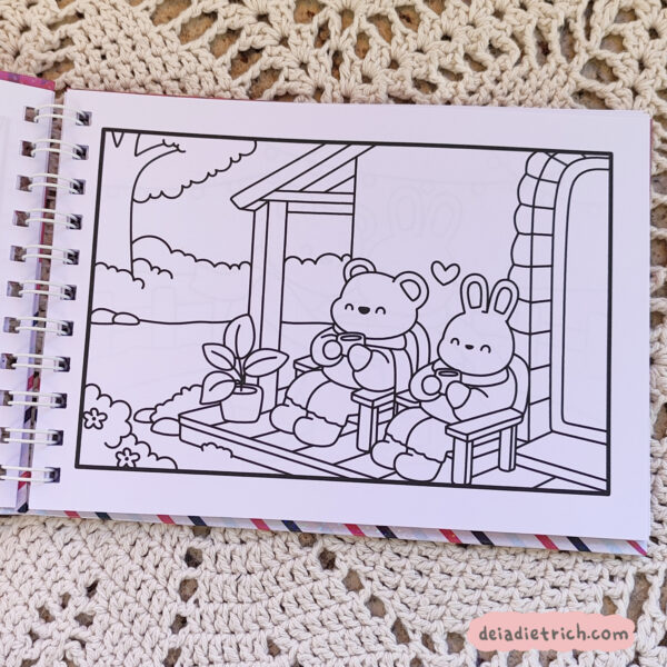 Livro de colorir - Namorados - Imagem 3