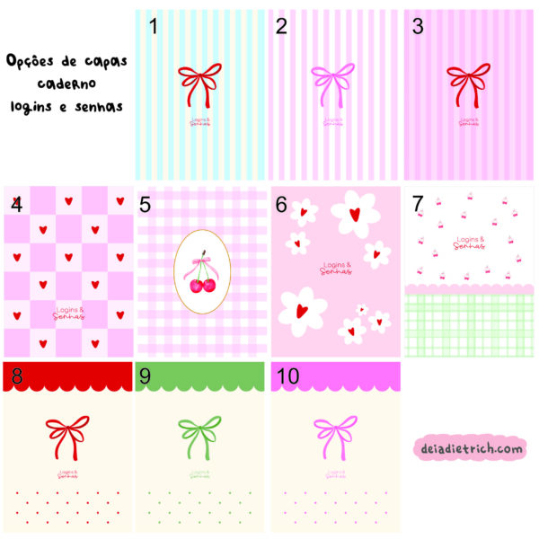 Caderno logins e senhas - Imagem 9