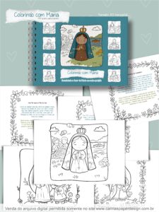 Livro de colorir - Colorindo com Maria - Imagem 2