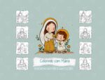 Livro de colorir - Colorindo com Maria