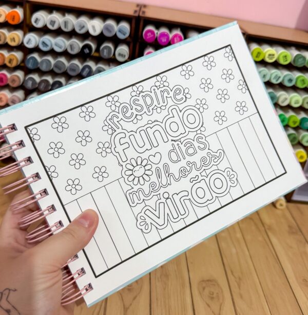 Livro de colorir - Frases fofinhas - Imagem 11