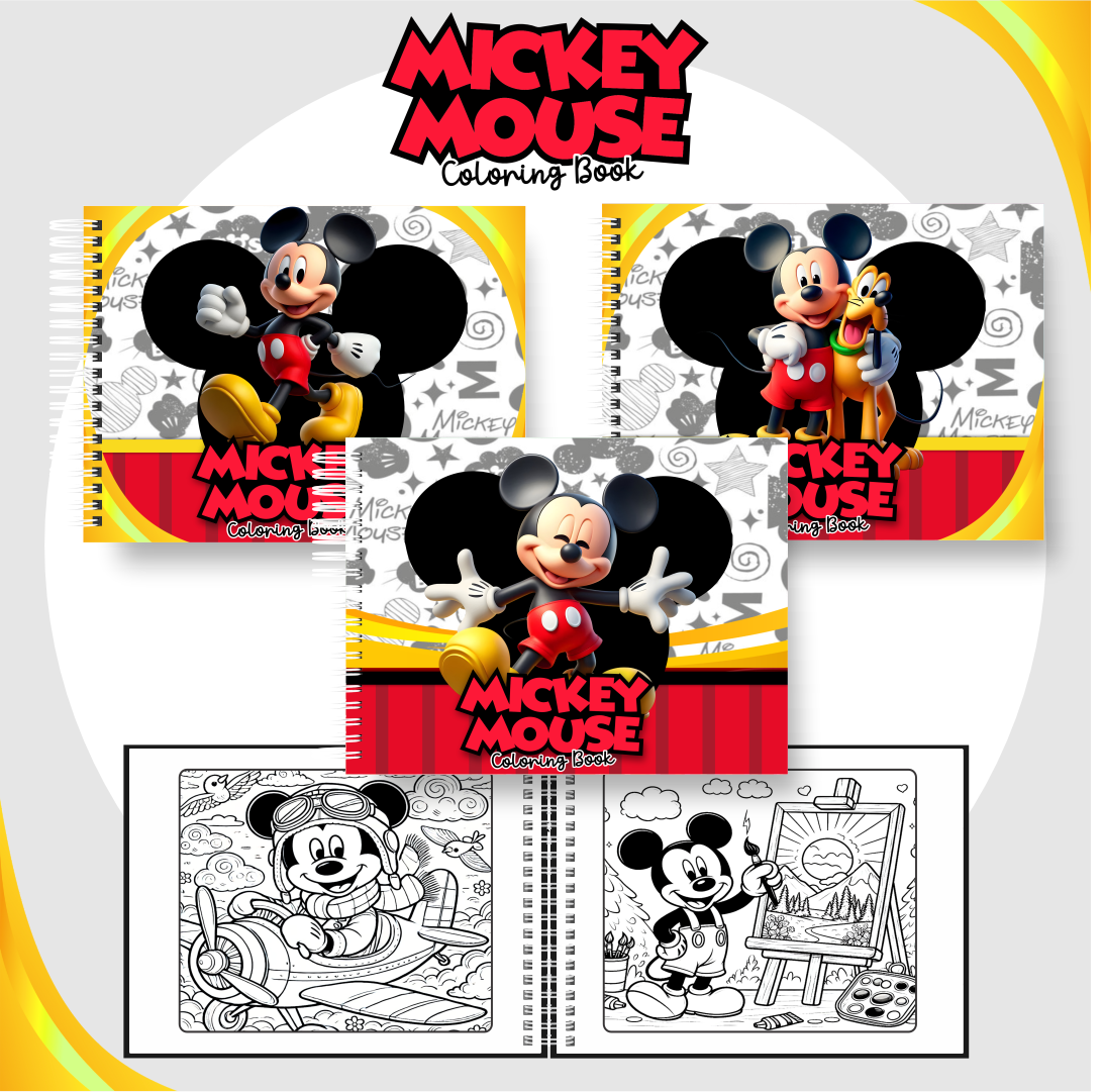 mickey Livro de colorir - Mickey - Imagem 1