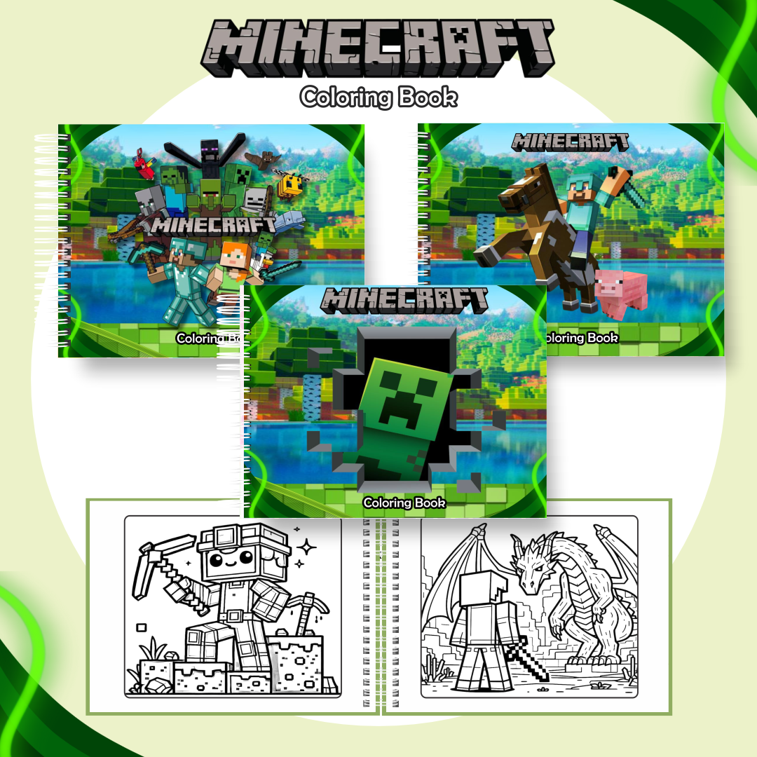minecraft Livro de colorir - Minecraft - Imagem 1