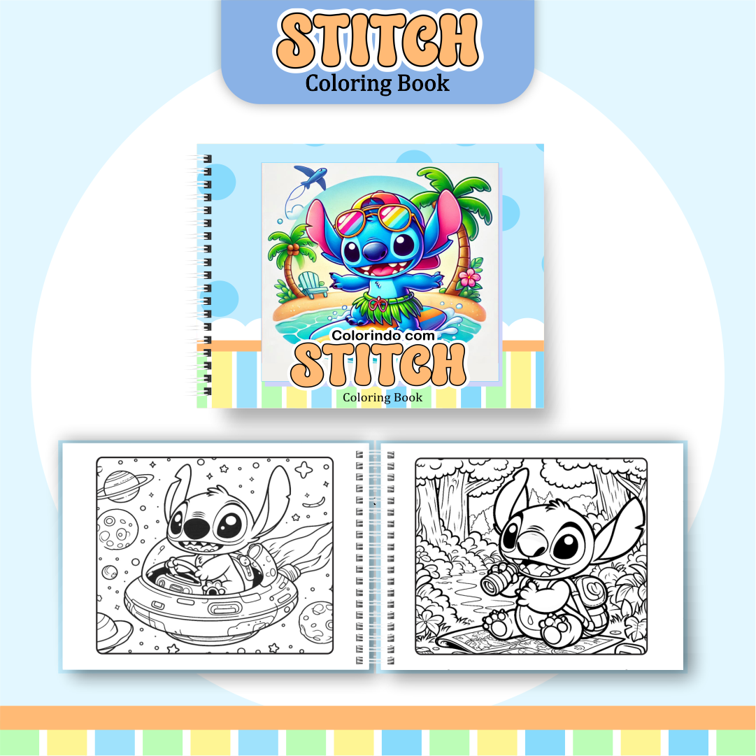 stitch menino Livro de colorir - Stitch menino - Imagem 1