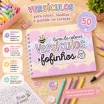 Livro de colorir - Versículos fofinhos