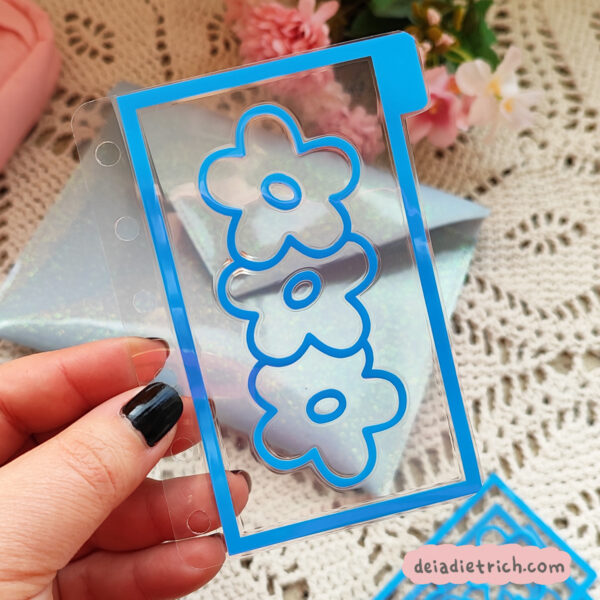 Divisórias com 6 abas - 3 flores - Imagem 3