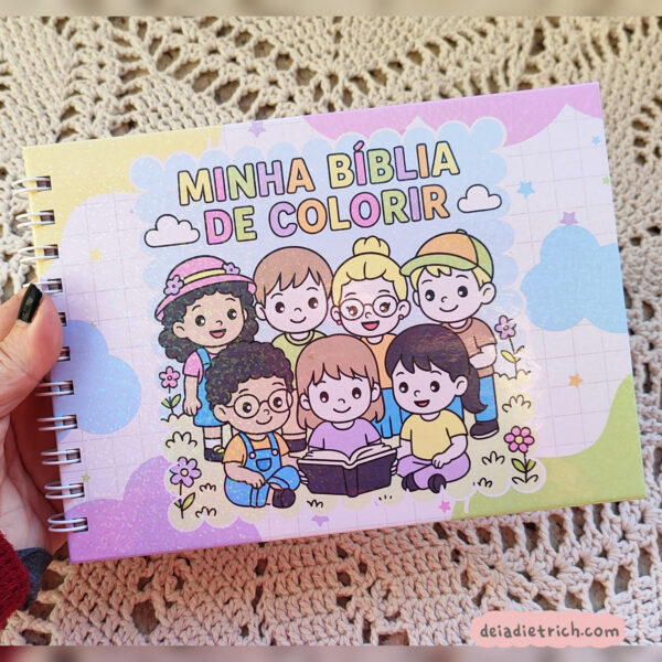 Livro de colorir - Minha Bíblia de colorir - com histórias - Imagem 1