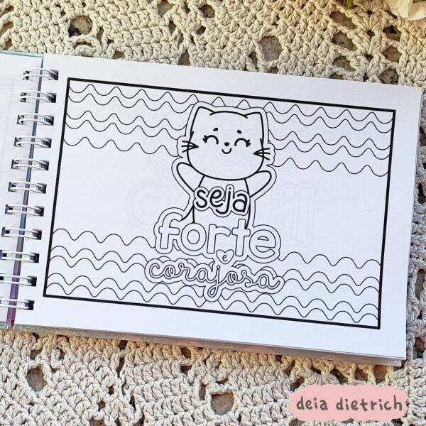 Livro de colorir - Frases fofinhas - Imagem 4