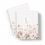Menina clean 1 - Caderneta de saúde e Livro do bebê com mesversário - Imagem 3