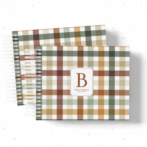 Menino clean 2 - Caderneta de saúde e Livro do bebê com mesversário - Imagem 1