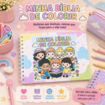 Livro de colorir - Minha Bíblia de colorir - com histórias
