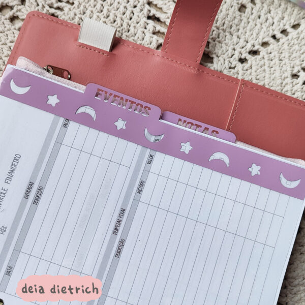 Divisórias Góticas com 4 abas - NOMES PERSONALIZADOS - Imagem 5
