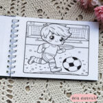 Livro de colorir - Futebol - Imagem 4