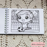 Livro de colorir - Futebol - Imagem 5