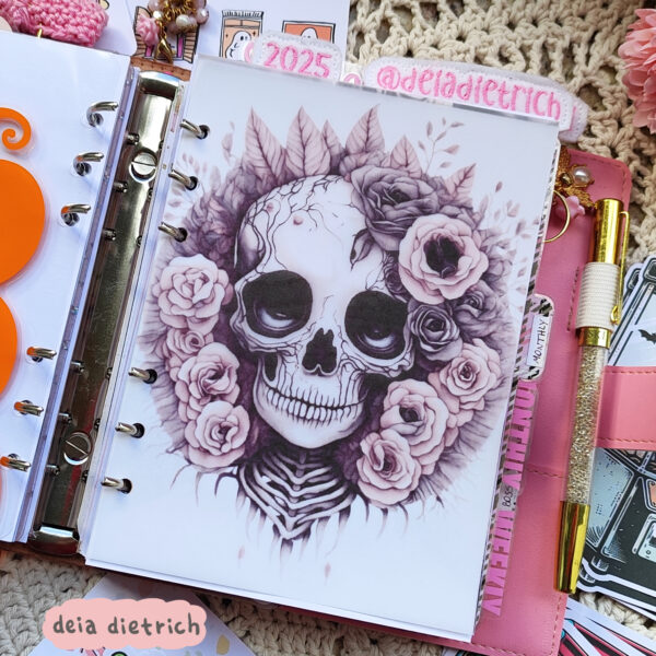 Vellum - floral skull - Imagem 1
