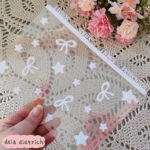 Divisórias com 4 abas - estrelas e laços + NOMES PERSONALIZADOS