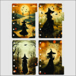 Divisórias com 4 abas - Bruxas - Imagem 2