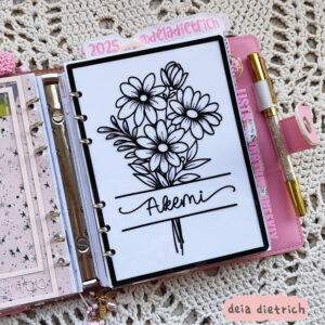 Dashboard - Floral com nome - Imagem 10