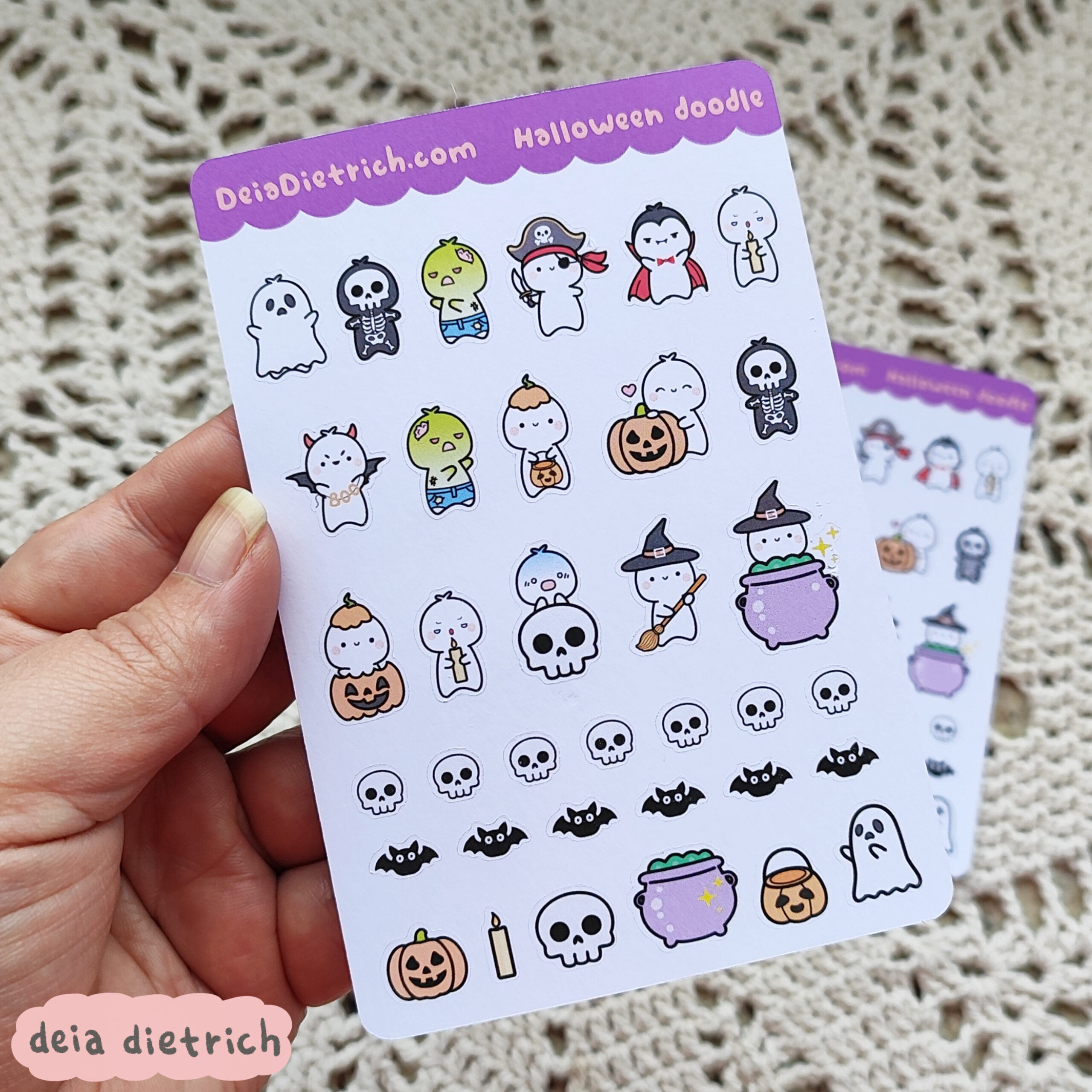 InShot_20251028_111424986 Adesivo Halloween doodle - Imagem 1