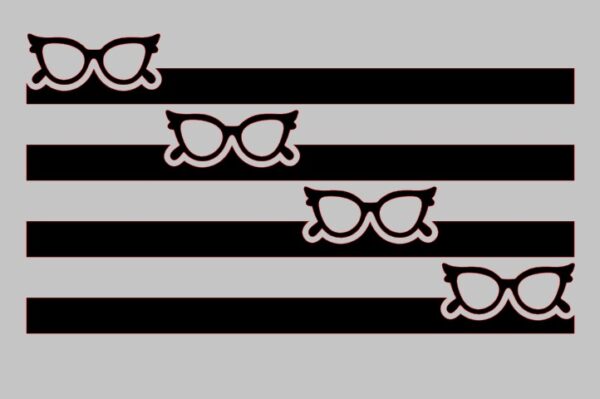 Divisórias com 4 abas - óculos - Imagem 1