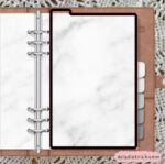 Divisórias com 4 abas - borda abas superiores