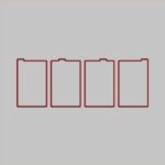 Divisórias com 4 abas - borda abas superiores - Imagem 2