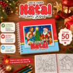 Livro de colorir - Natal com Jesus