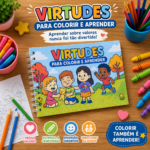 Livro de colorir - Virtudes