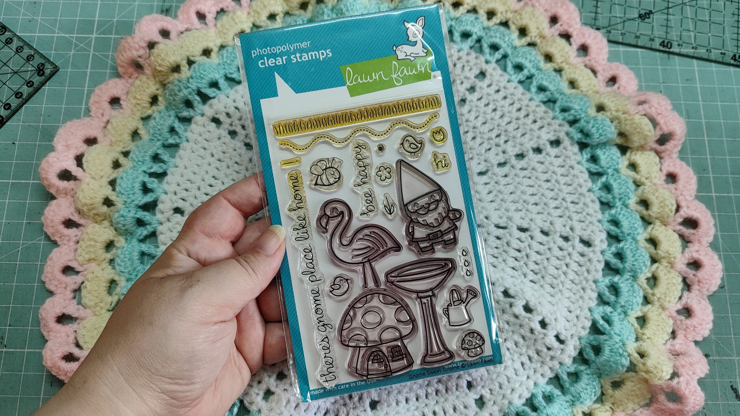 IMG_20260210_081511 Clear stamp Lawn Fawn - Gnome sweet - Imagem 1