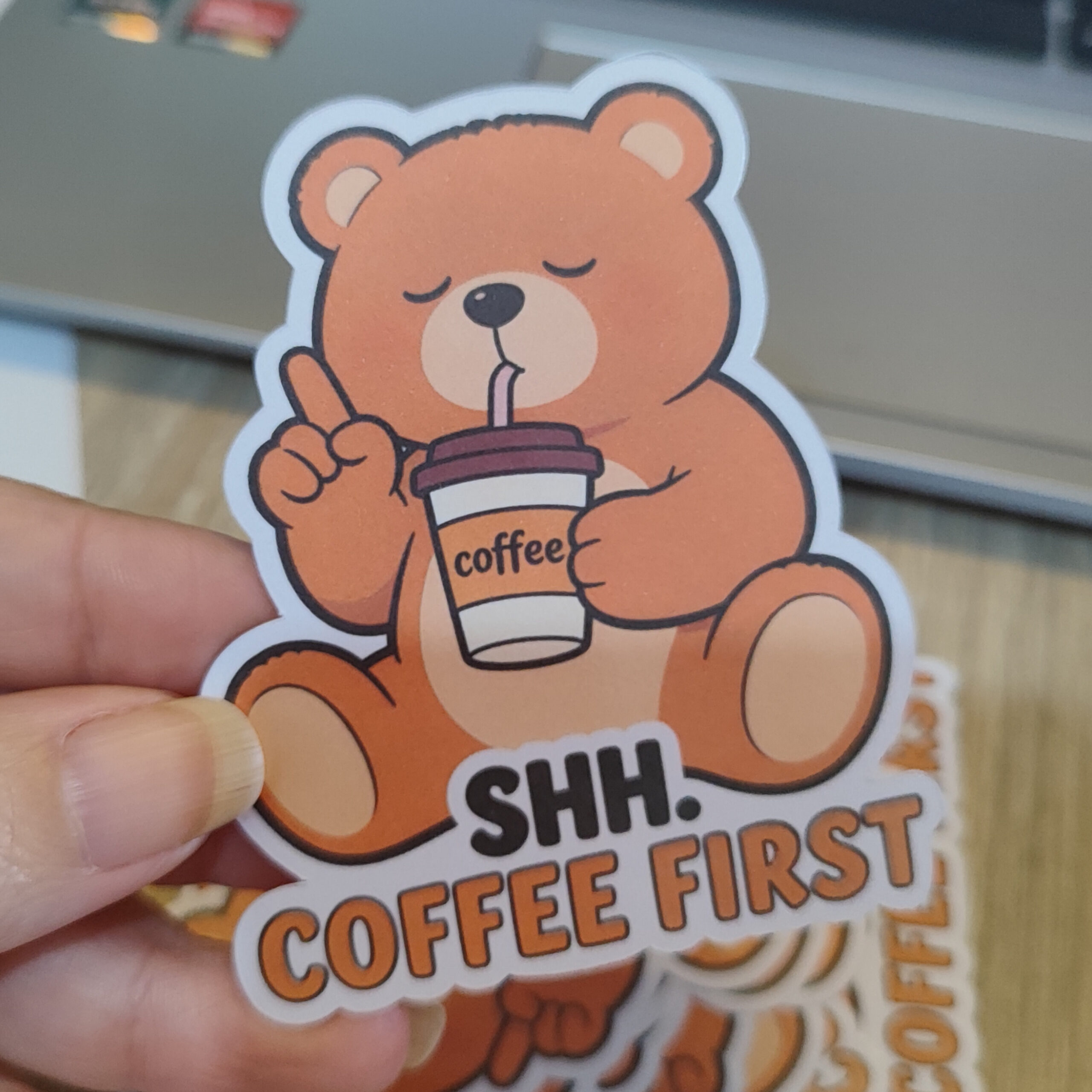InShot_20260702_151733138 Die cut - coffee first - Imagem 1