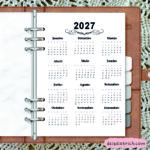 Dashboard - 2027 calendário