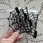 Divisórias com 4 abas - Halooween teia - Imagem 3